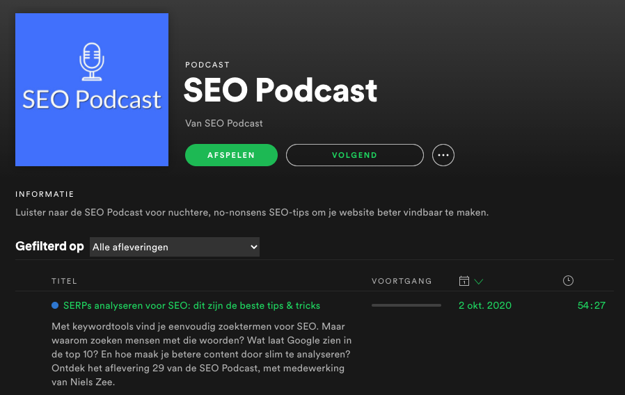 [Podcast] De SEO Podcast – SERPS Analyseren voor SEO: dit zijn de beste tips & tricks