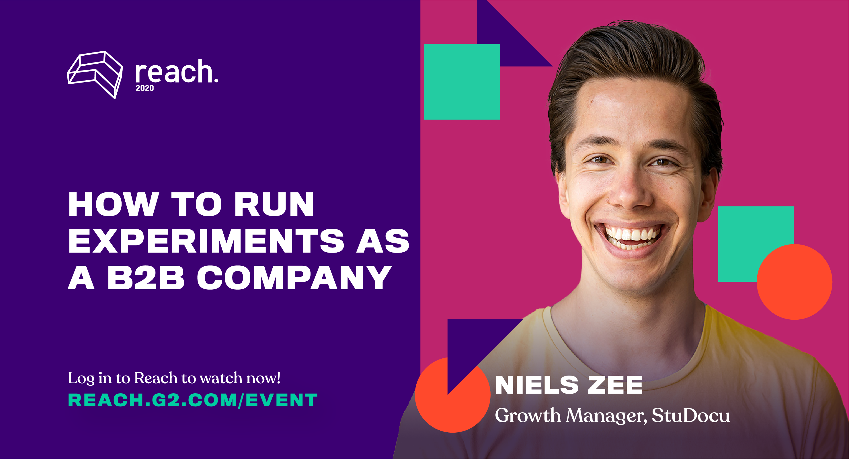 [Webinar] How to run experiments as a B2B company – G2 Reach 2020